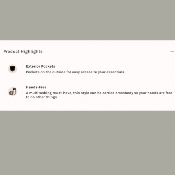 Free People Mini Carryall Sling Bag - Quilted Carryall - Picture 11 of 11